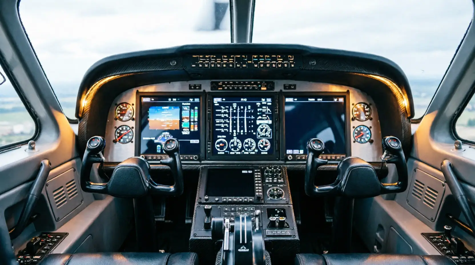 Sikorsky S-76 interior view